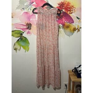 Simply Vera - Vera Wang - Sheer Floral Long Summer Dress - Size M